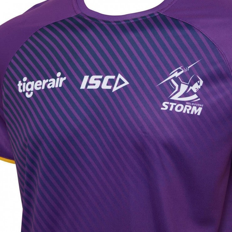Melbourne Storm NRL Players ISC Purple Training Shirt Sizes S-5XL! T0