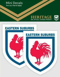 Sydney Roosters NRL iTag UV Car Heritage Logo Mini Decal Sticker (2 Pack)