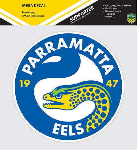 Parramatta Eels NRL iTag UV Car Mega Large Decal Sticker (24 cm)