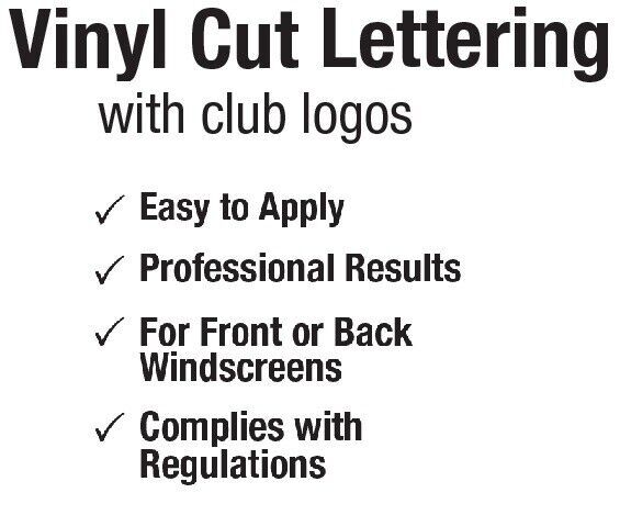 Cronulla Sharks NRL iTag UV Car Windscreen Window Lettering Decal Sticker