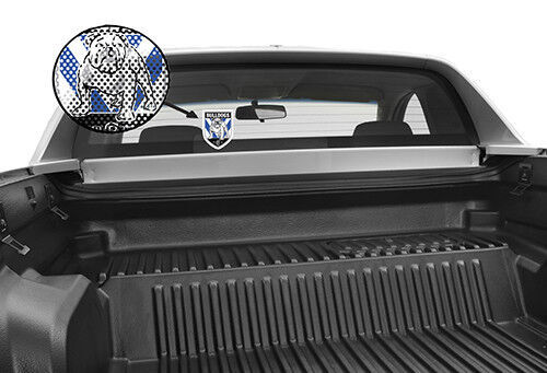 Official Canterbury Bulldogs NRL iTag UV Car See Thru Logo Window Decal Sticker