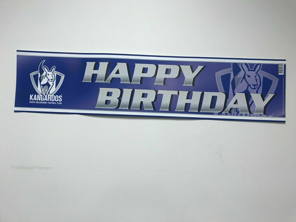 North Melbourne Kangaroos AFL Party Pack 25 Balloons & 5 Happy Birthday Banners!