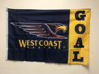 Official AFL West Coast Eagles Goal Large Flag (NO STICK/FLAG POLE)