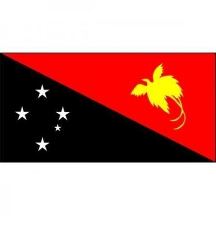 Papua New Guinea Polyester Flag 60 cm x 90 cm (NO STICK/POLE)