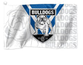 Official NRL Canterbury Bulldogs Children Kids Flag 30 x 48 cm (NO STICK/POLE)