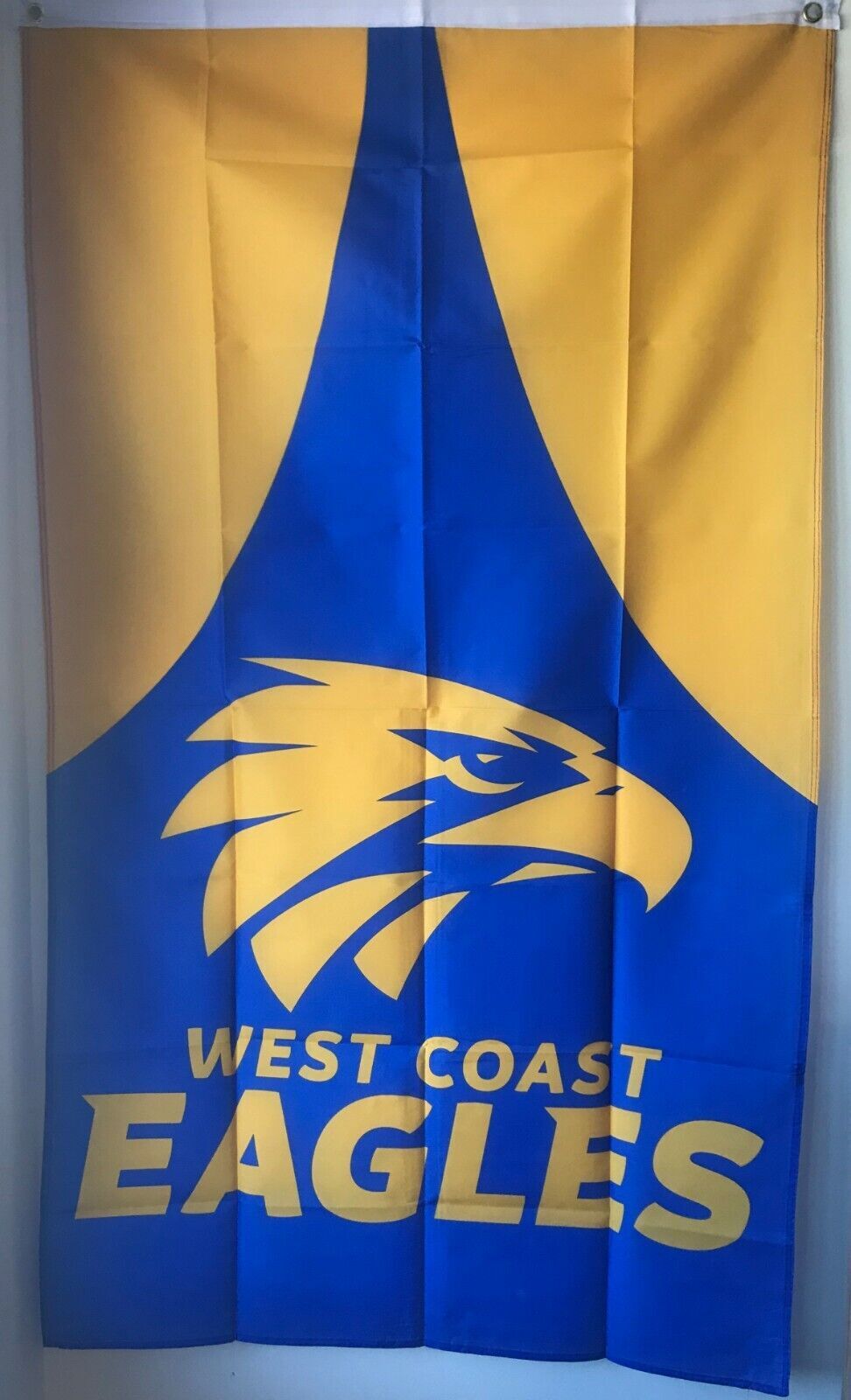 Official AFL West Coast Eagles New Supporters Wall Cape Banner Flag 90 x 150 cm
