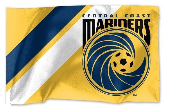 Official A League Soccer Central Coast Mariners Game Day Flag (NO STICK/POLE)