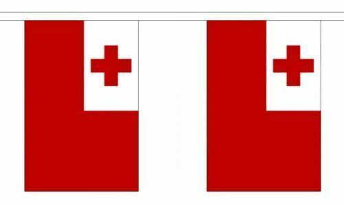 Tonga Mate Ma'a Rugby League ""Mate Ma'a Tonga" Bunting Flags 2.5 m
