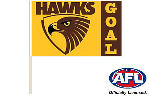 Official AFL Hawthorn Hawks Large Flag (NO STICK/FLAG POLE)