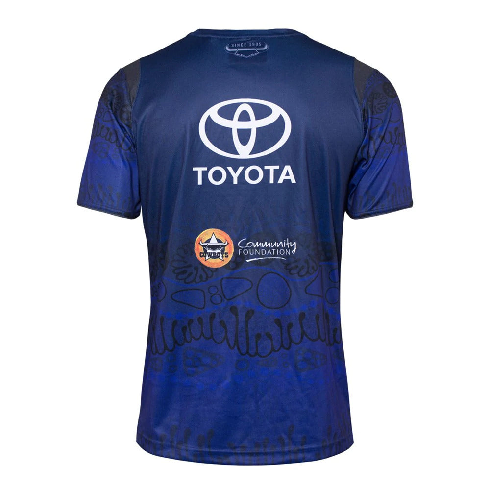 North Qld Cowboys NRL Dynasty Indigenous Training T Shirt Sizes S-3XL! T2