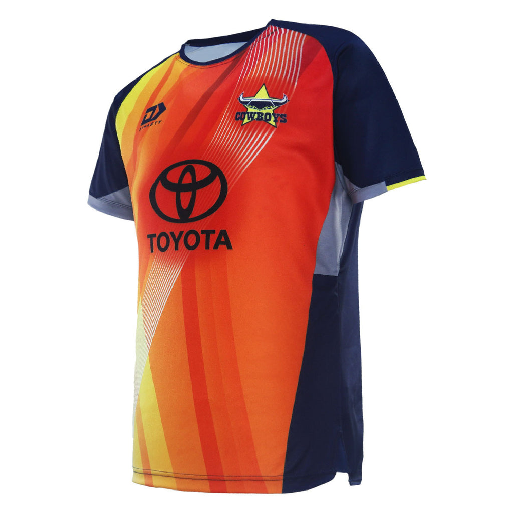 North Queensland Cowboys NRL Dynasty Warm Up Tee Sizes S-7XL! T4