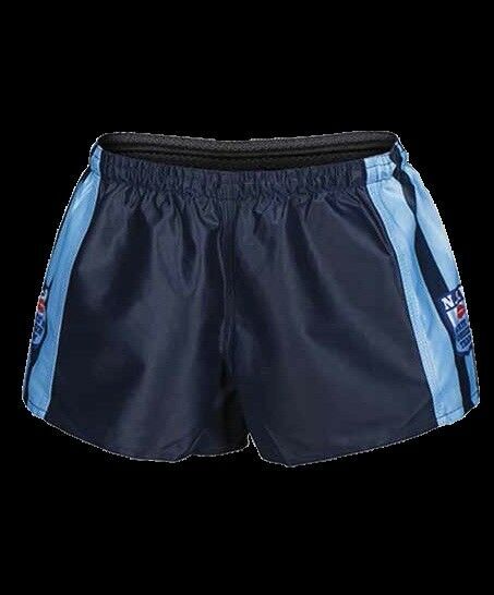 NSW Blues State Of Origin Classic Hero Footy Shorts Size S-4XL! Heritage Logo