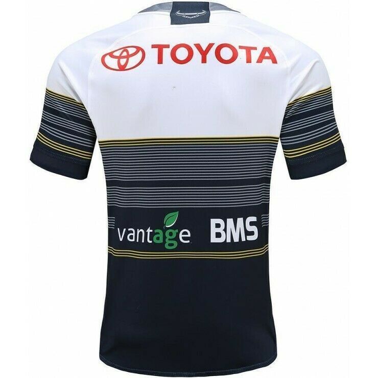 North Queensland Cowboys NRL ISC Away Jersey Mens Sizes S-7XL! T0