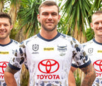 North Queensland Cowboys NRL ISC Defence Anzac Jersey Mens Sizes S-5XL! T0