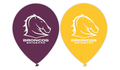 Official NRL Brisbane Broncos Birthday Party Helium Balloons (10 Pack)