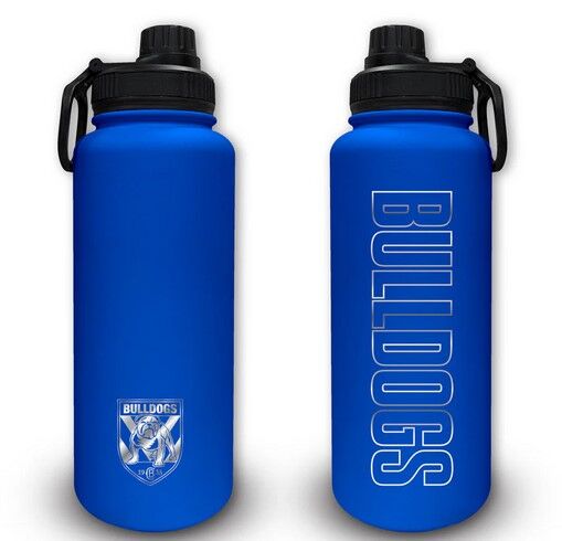 Canterbury Bankstown Bulldogs NRL Stainless Steel 960ml Drink Bottle!