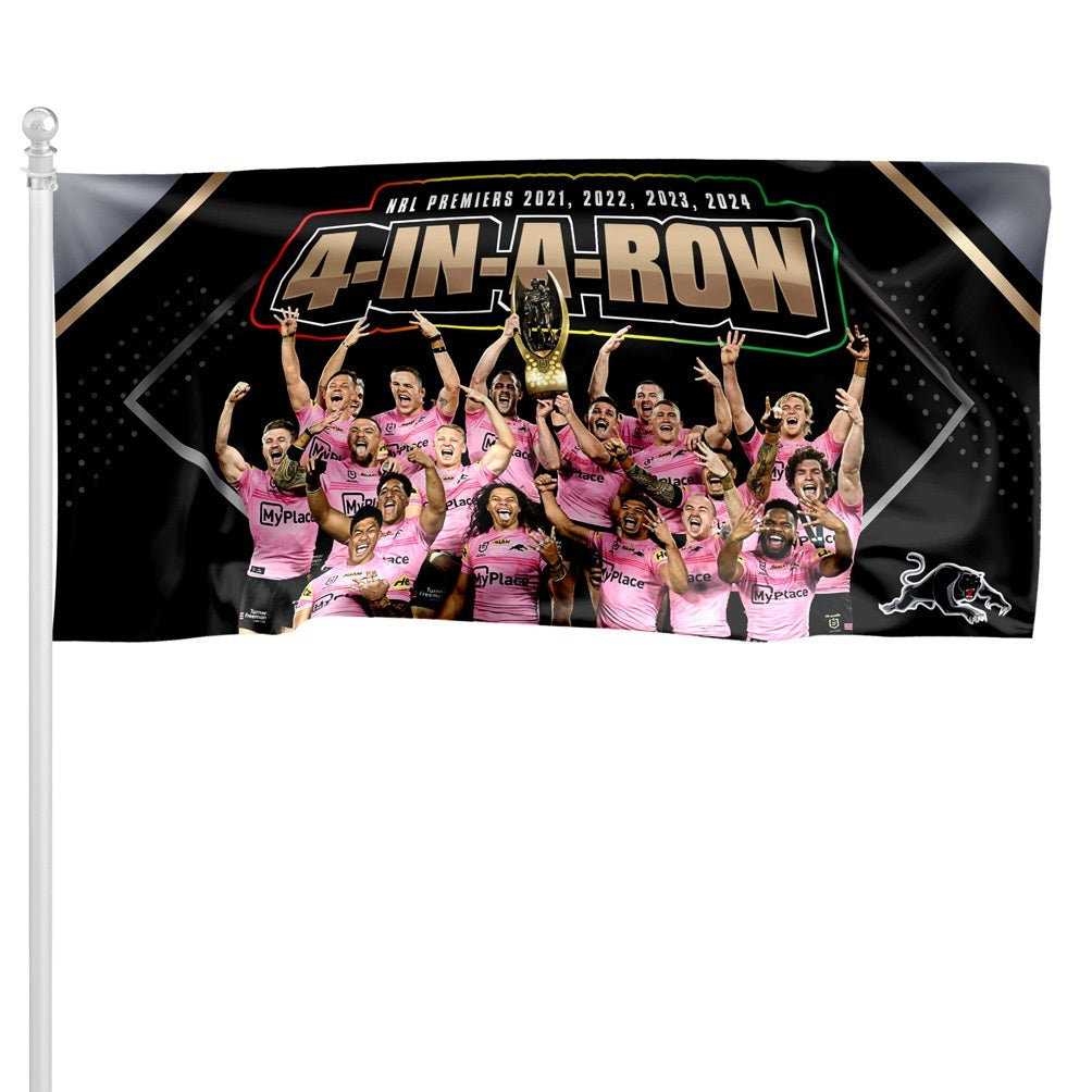 Penrith Panthers NRL 2024 Premiers Pole Flag P2!