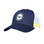 North Queensland Cowboys NRL Retro Striped Trucker Cap Hat!