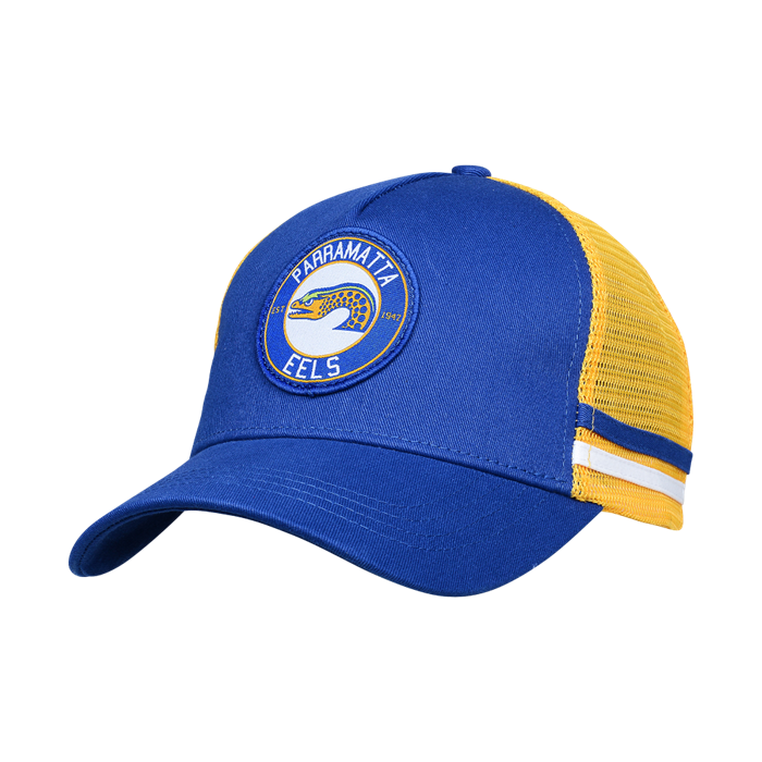 Parramatta Eels NRL Retro Striped Trucker Cap Hat!