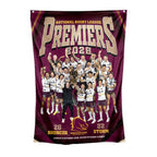 Brisbane Broncos NRL 2025 Premiers Celebration Photo Wall Flag P2! In Stock!