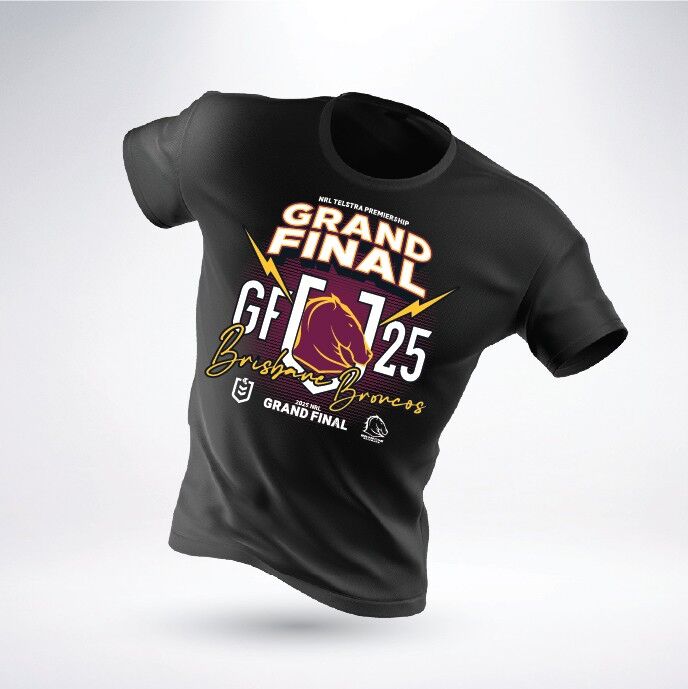 Brisbane Broncos NRL 2025 Tidwell Grand Final T Shirt Size S-5XL! IN STOCK!!