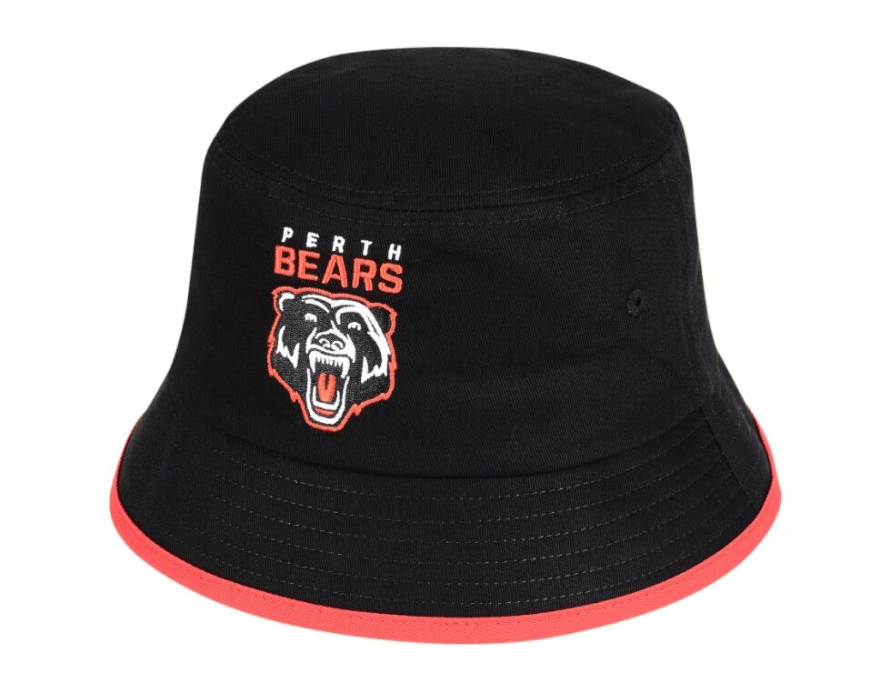 Perth Bears NRL Black Bucket Hat Cap!