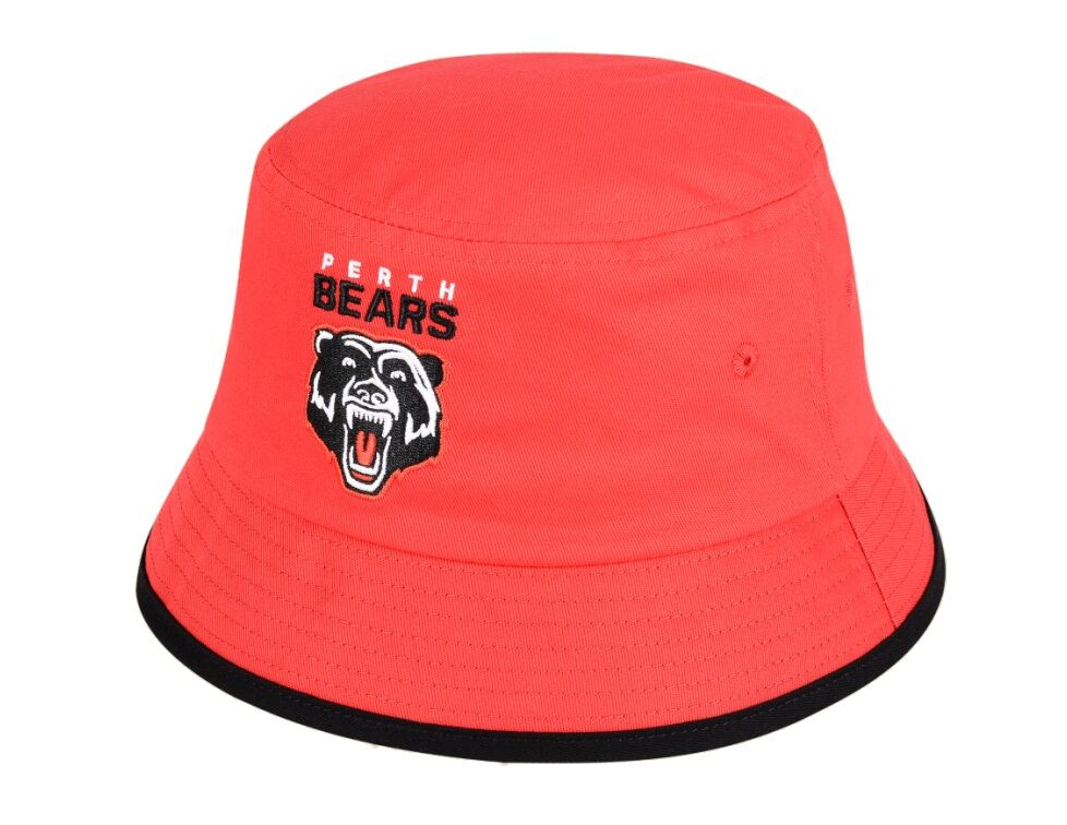 Perth Bears NRL Red Bucket Hat Cap!