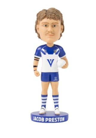 Jacob Preston Canterbury Bulldogs NRL Bobblehead Collectable 18cm Tall Statue Gift!