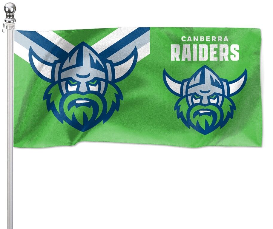 Canberra Raiders NRL Flag Pole Flag 90 cm by 180cm!