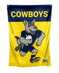 Official NRL North Queensland Cowboys Mascot Wall Cape Flag (70 cm x 100 cm)!