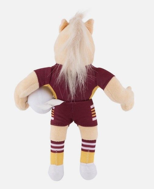 Brisbane Broncos NRL Kids Mascot Plush Soft Stuff Toy (27 cm)