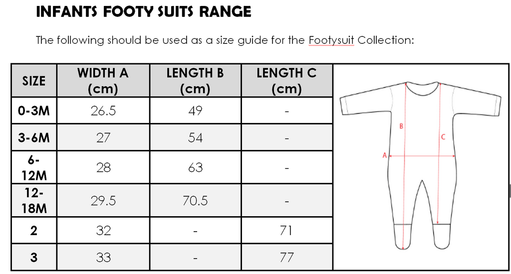 Canterbury Bankstown Bulldogs NRL Footysuit Infants Sizes 000-1!