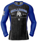Canterbury Bulldogs NRL Ashtabula 'Blocker' Long Sleeve Rash Vest Sizes S-2XL!