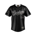 NQ Cowboys NRL 'Blackout' Baseball Jersey Slugger Sizes Sizes S-5XL!