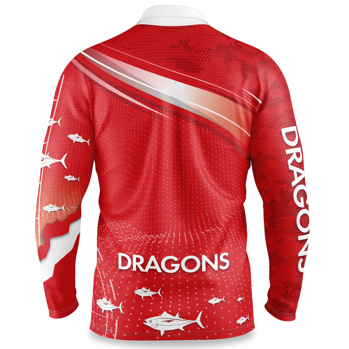 St George Illawarra Dragons NRL Fishfinder Fishing Shirt Polo Sizes S-5XL!