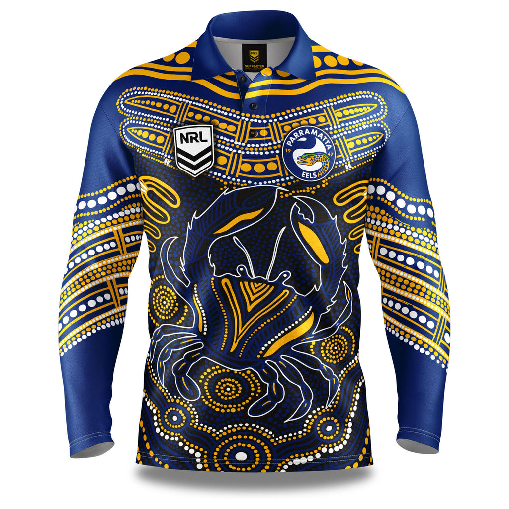 Parramatta Eels NRL 'Karumba' Fishing Shirt Adult Sizes S-5XL!