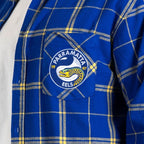 Parramatta Eels NRL 'Mustang' Flannel Shirt Button Up T Shirt Sizes S-5XL!