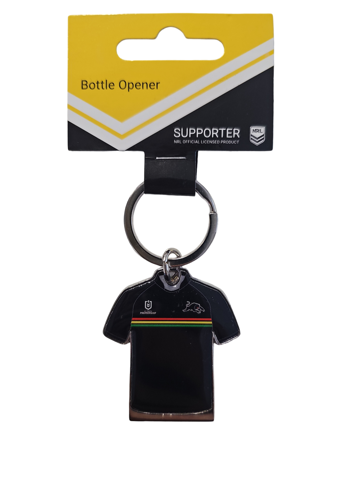 Penrith Panthers NRL Metal Team Jersey Bottle Opener Keyring Keychain!