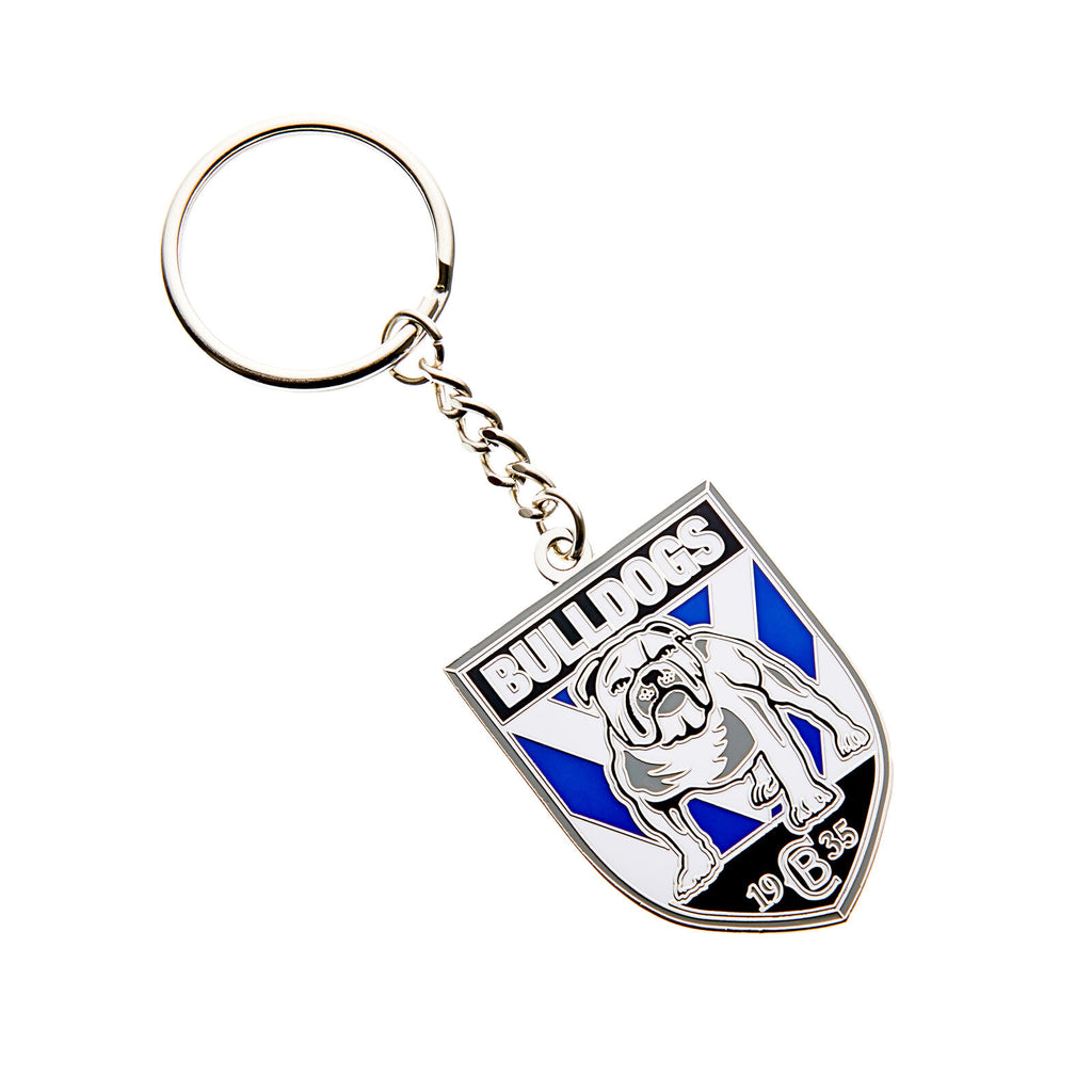 Official NRL Canterbury Bankstown Bulldogs Logo Badge Keyring!