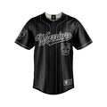 New Zealand Warriors NRL 'Blackout' Baseball Jersey Slugger Kids Sizes 8-14!