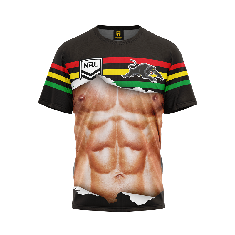 Penrith Panthers NRL 'Ripped Bod' T Shirts Sizes S-5XL!