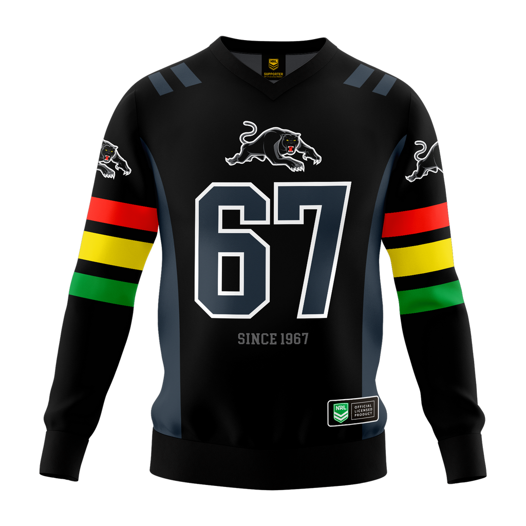 Penrith Panthers NRL 'Quarterback' Pullover Jersey  Toddlers Sizes 1-4!