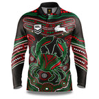 South Sydney Rabbitohs NRL 'Karumba' Fishing Shirt Youth Kids Sizes 6-14!