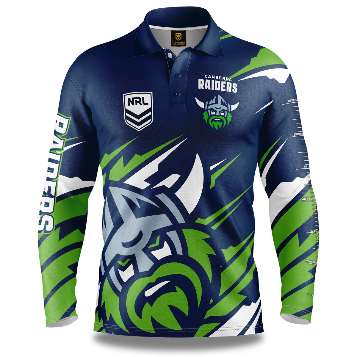 Canberra Raiders NRL Ignition Fishing Shirt Mens Sizes S-5XL!