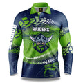 Canberra Raiders NRL Trax Off-Road Camping Polo T Shirt Sizes S-5XL!