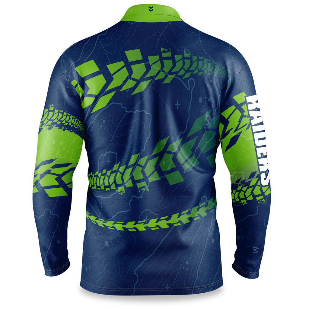 Canberra Raiders NRL Trax Off-Road Camping Polo T Shirt Sizes S-5XL!