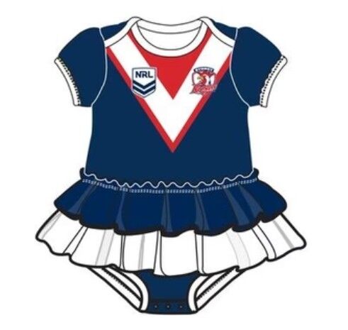 Sydney Roosters NRL Girls Footysuit Infants Sizes 000-1!