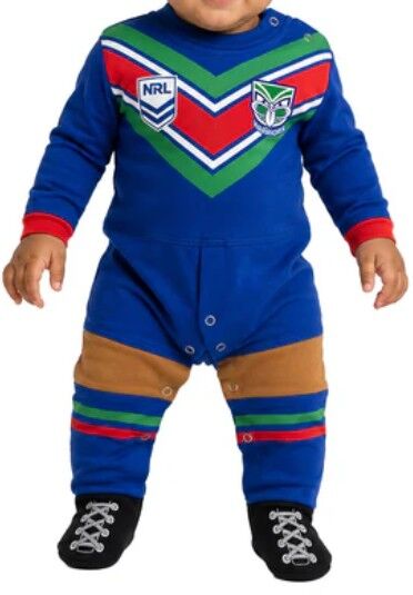 New Zealand Warriors NRL Footysuit Infant Sizes 000-1!