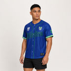 New Zealand Warriors NRL 'Homer' Baseball Jersey Slugger Kids Sizes 8-14!