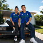 New Zealand Warriors NRL 'Homer' Baseball Jersey Slugger Kids Sizes 8-14!